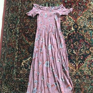 Midi off the shoulder urban outfitters dress